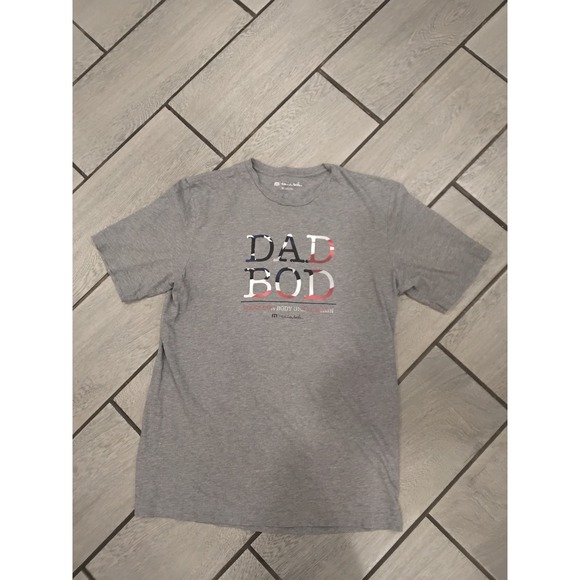 Travis Mathew Other - Travis Mathew Mens Gray Dad Bod Graphic T Shirt Size Medium